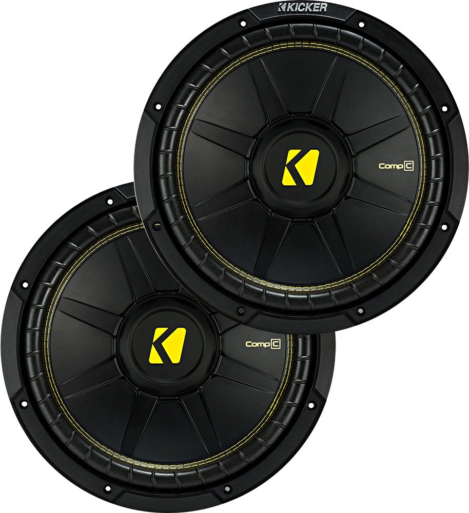 ウーファー2発　kicker compc Amazon.com: KICKER CWCD84 CompC 8
